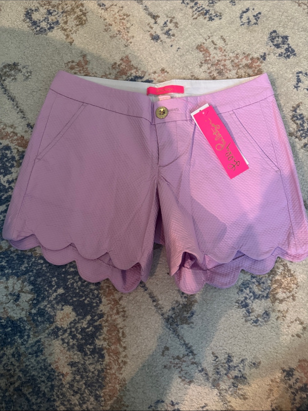 Lilly Pulitzer Lavender Scallop Hem Women’s Shorts